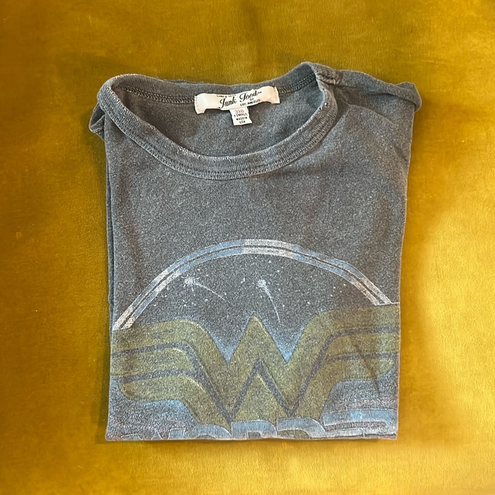 Super soft Junk Food Wonder Woman T shirt